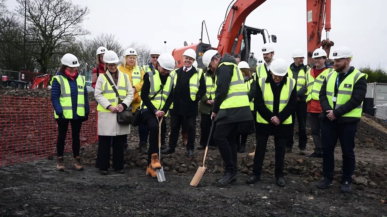 Ground-breaking ceremony Aspull