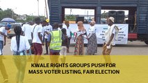 Kwale rights groups push for mass voter listing, fair election