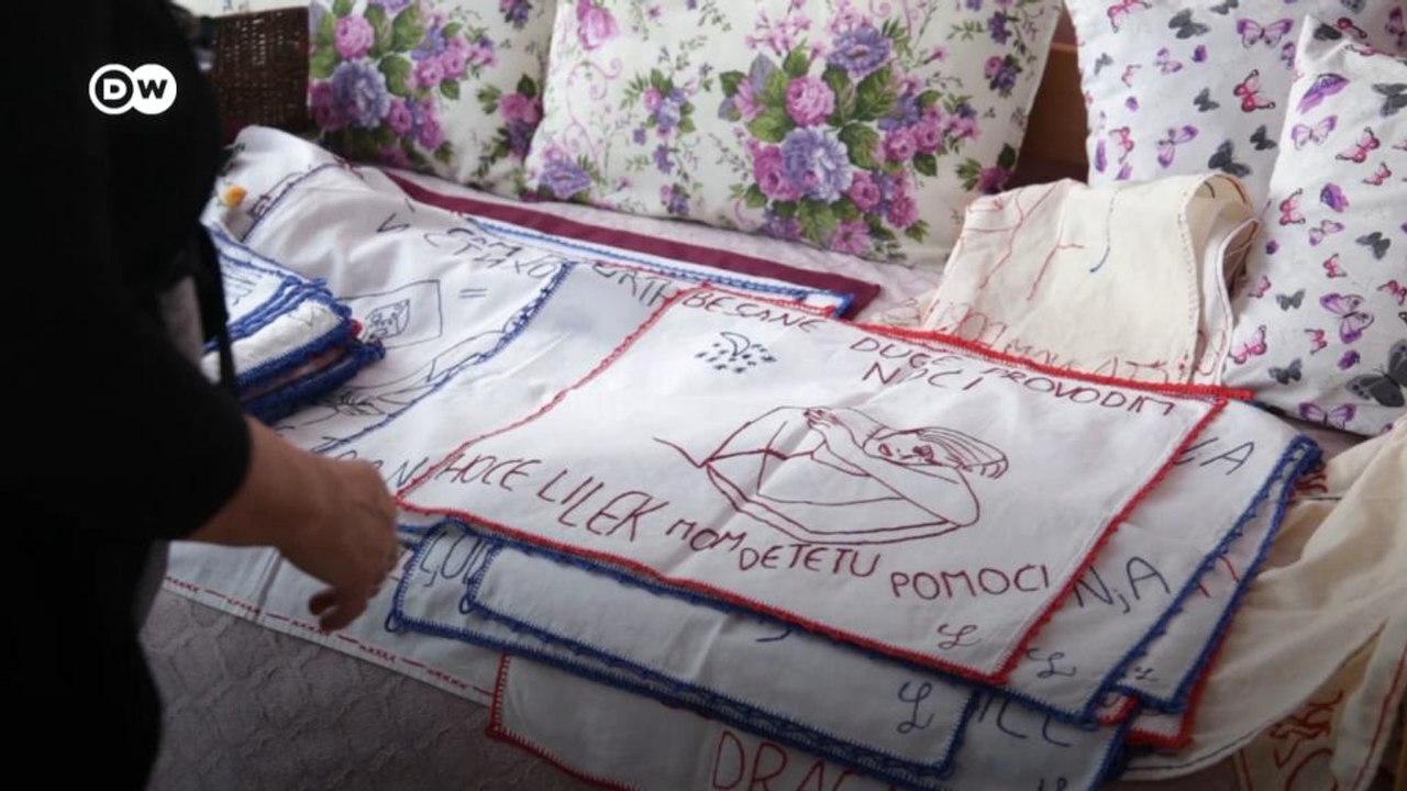 Serbien: Wandbehänge mit pfiffigen Botschaften