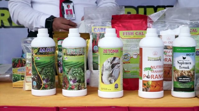 Polda Lampung Gagalkan Penyelundupan Pupuk Ilegal