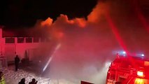 Incendiu de proporții la un gater din Neamț - Flăcările au distrus totul în cale