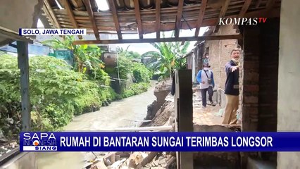 Inilah Video Detik-Detik Sederet Rumah Longsor ke Arah Sungai!