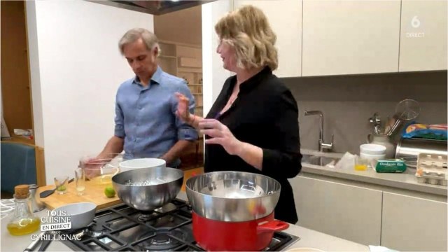 FEMME ACTUELLE - Tous en cuisine : Luana et Paul Belmondo s'engueulent sous l'œil amusé de Cyril Lignac