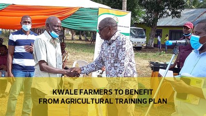Kwale farmers to benefit from agricultural training plan