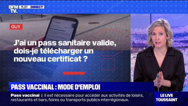 Pass vaccinal: quel est le mode d'emploi ? BFMTV répond à vos questions