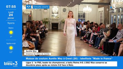 A Crest, de magnifiques robes de mariées "Made in France" signées Aurelie Mey