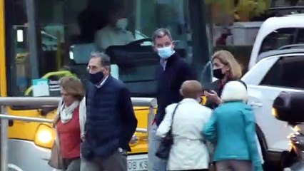 Urdangarin reaparece tranquilo, mientras Ainhoa Armentia pide respeto