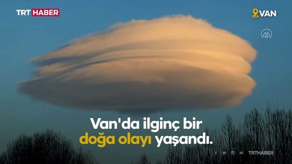 Gökyüzünde mercek bulutu görüldü