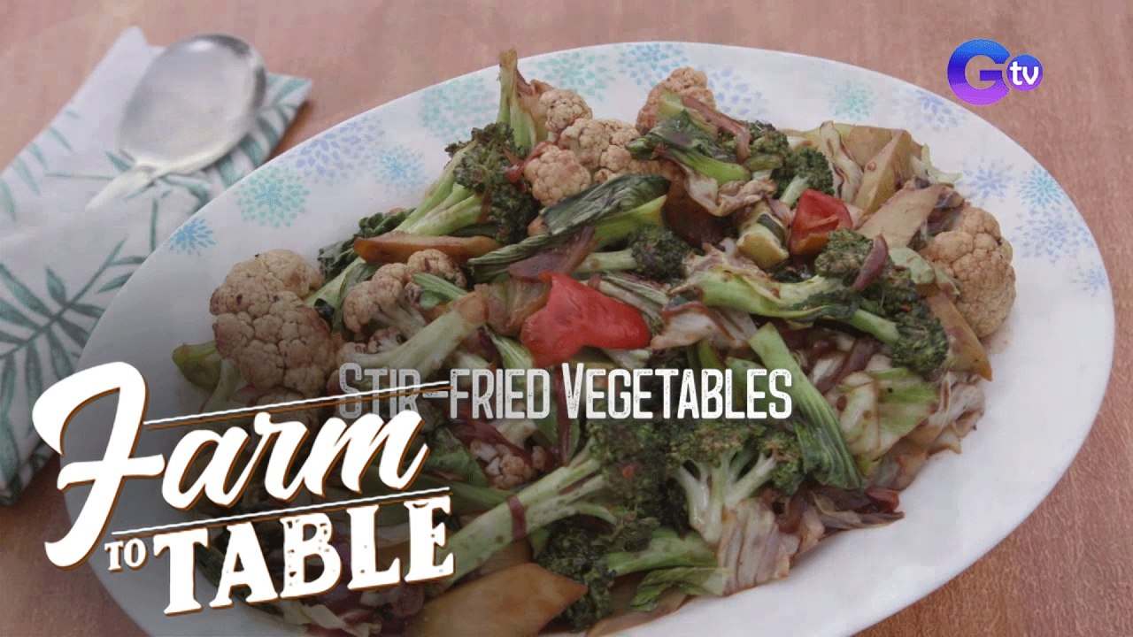 Farm To Table: Chef JR Royol’s stir-fried veget...