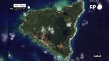 صور عبر الأقمار الصناعية تظهر أضرارا جسيمة في أرخبيل تونغا بعد ثوران بركان وتسونامي
