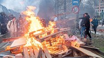 Ausschreitungen bei großer Corona-Demo in Brüssel