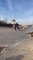 Skater Girl Doing Flip Over Ramp Kicks Cameraperson