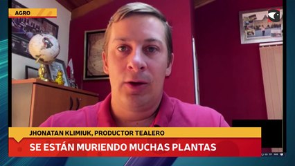 “Se están muriendo muchas plantas”