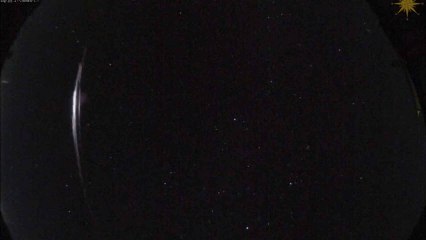 Caída del satélite Starlink visto desde Zamora | Vídeo:  Miguel A. Furones @MAFurones