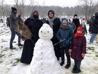 Esenler'de "Kar Şöleni" etkinliği düzenledi