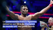 Francis Ngannou, champion UFC des poids lourds: 