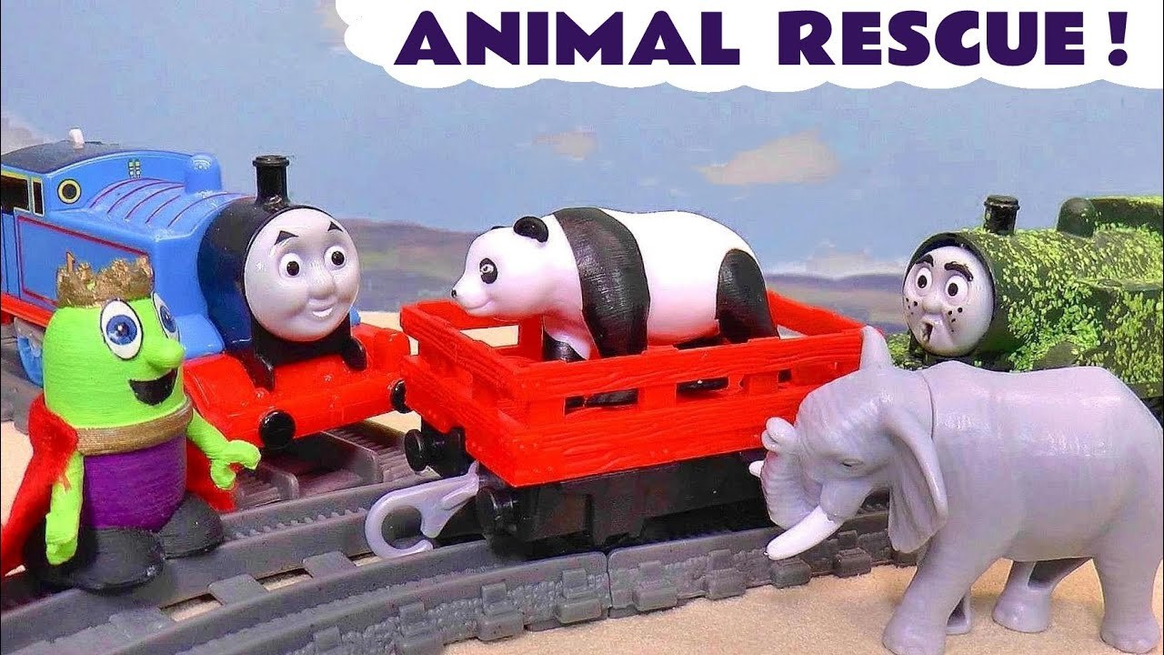 Tom Moss Toy Animal Rescue with Thomas the Tank Engine and the Funlings  Toys in this Family Friendly Fun Full Episode English Toy Story Video for  Kids by Toy Trains 4U -