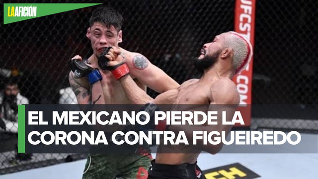 Brandon Moreno pierde título de UFC ante Deiveson Figueiredo por decisión unánime