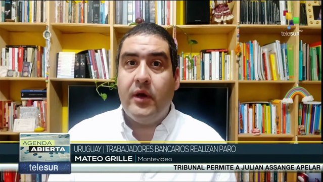 Uruguay: Trabajadores bancarios realizan paro laboral