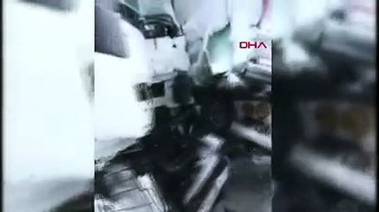 Kuzey Marmara Otoyolu’nda 30 araç birbirine girdi