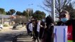 Une chaîne humaine a été organisée à Martigues pour défendre les services publics
