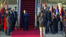 شاهد لحظة استقبال الرئيس السيسي للرئيس الجزائري عبد المجيد تبون