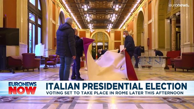 Secret ballot begins in Italian presidential election amid COVID-19 pandemic