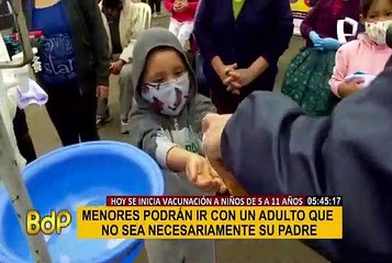 Inició la vacunación pediátrica: niños del Hospital Neoplásicas son los primeros inoculados