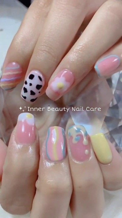 Nail art with satisfaying level ❤