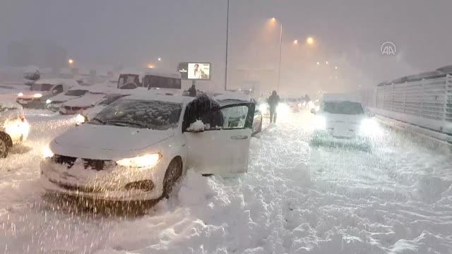 Kar etkili oluyor - Haramidere Mevkii