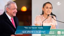Claudia es muy buena jefa de Gobierno, defensora de la economía popular: AMLO