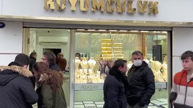 Kuyumcu dükkanındaki altınları gasbeden şüpheli kayıplara karıştı