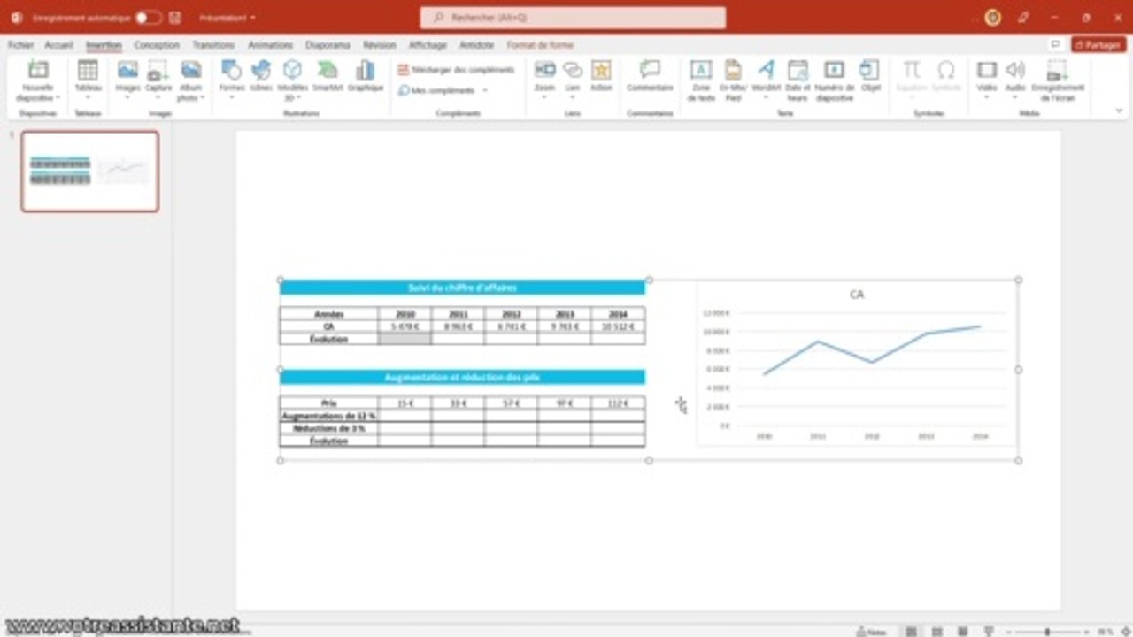 Comment insérer des données Excel dans PowerPoint avec ou sans mise à jour automatique ?