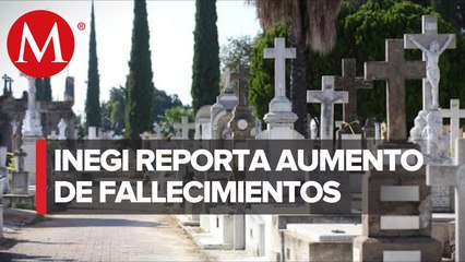 Fallecieron 579 mil mexicanos en primer semestre de 2021: Inegi; covid fue la principal causa