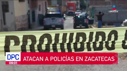 Atacan a policías en Zacatecas