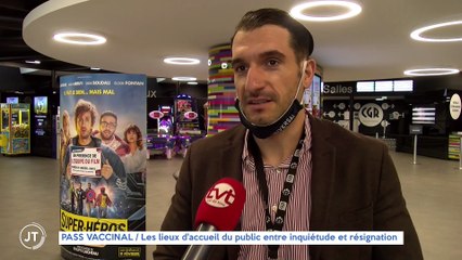 Le Journal - 24/01/2022 - PASS VACCINAL : Les lieux d'accueil du public entre inquiétude et résignation