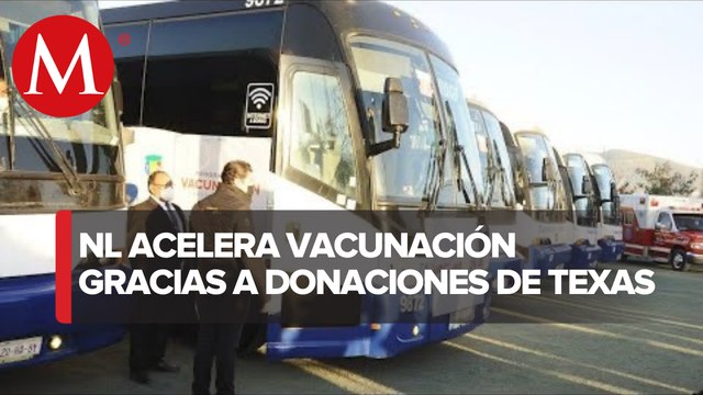 Dona Texas medio millón de vacunas Pfizer para niños y adolescentes de NL