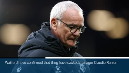 Breaking News - Watford sack Ranieri