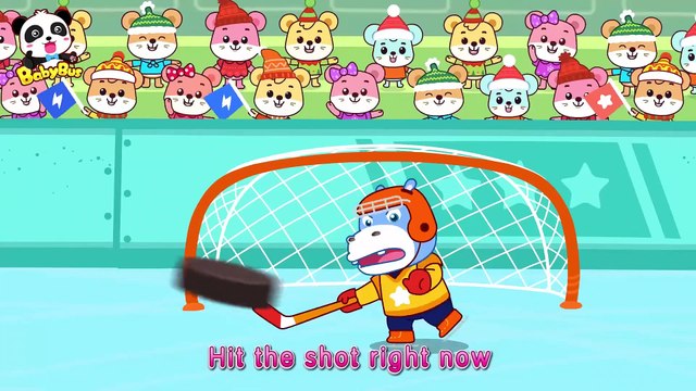 Baby Panda's Winter Games | Ice Hockey, Skiing, Ice-Skating | Kids Songs | BabyBus