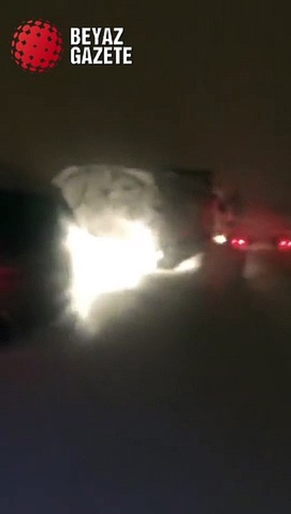 Kuzey Marmara Otobanında 6 Saattir Mahsur Kalan Vatandaş İsyan Etti