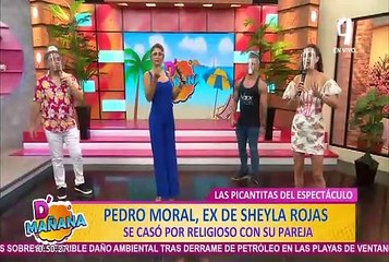 Picantitas del Espectáculo: Pedro Moral contrajo matrimonio religioso con Fabiola Garavito