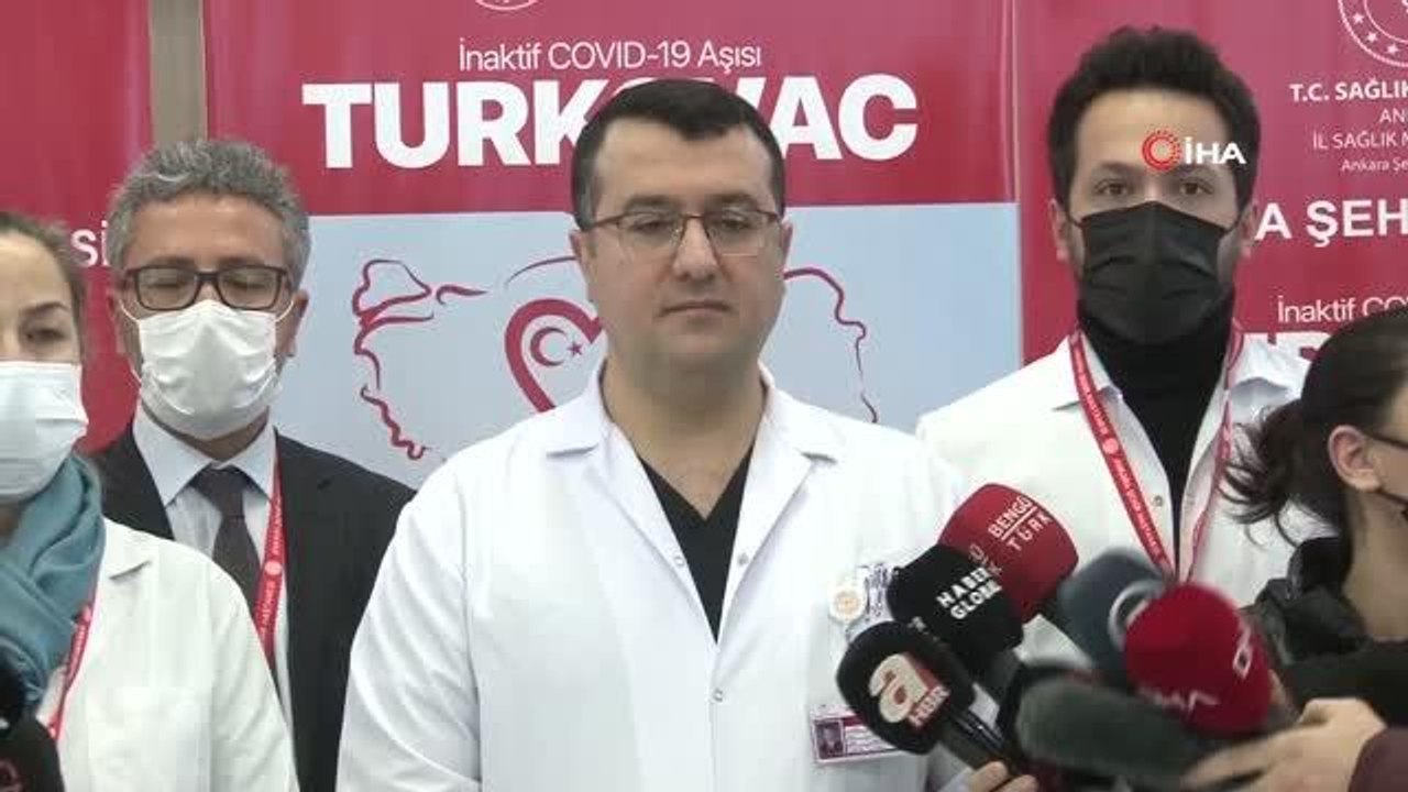 Ankara Şehir Hastanesi Genel Hastane Başhekimi Doç. Dr. İhsan Ateş'ten Turkovac aşısı ilgili açıklama