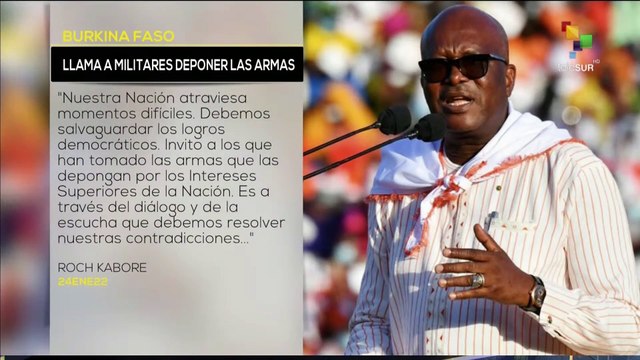Temas del Día 24-01: Militares de Burkina Faso declaran la disolución del Gobierno