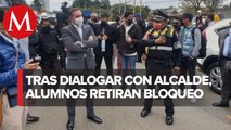 Alcalde de Cuajimalpa pide a estudiantes del CIDE retirar bloqueo carretero