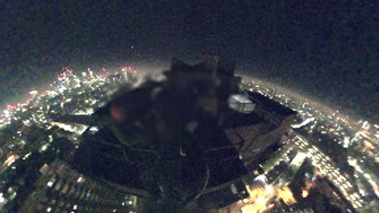 Quick Nighttime Base Jump from Building