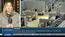 Autoridades sanitarias rusas alertan sobre incremento de contagios por Covid-19