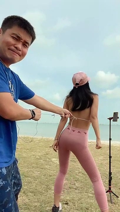 when the rope comes off just a prank