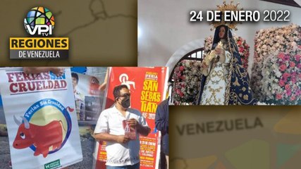 Noticias regiones de Venezuela - Lunes 24 de Enero