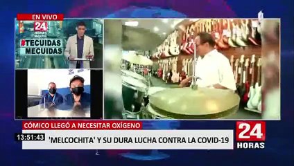 'Melcochita': “Invito a toda la gente a que no tenga miedo de vacunarse”