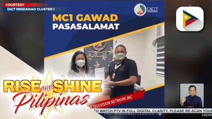 PTV, pinarangalan ng DICT Mindanao cluster dahil sa pagpapalaganap ng mga impormasyon sa programa ng gobyerno
